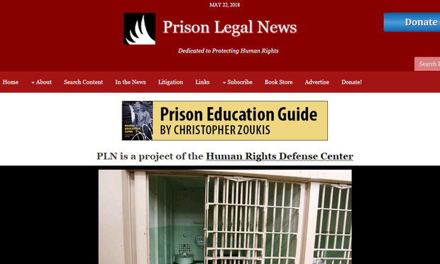 Prison Legal News website/courtesy photo