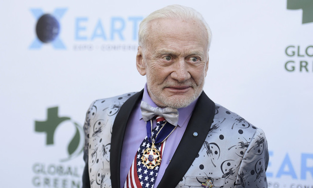 Former Astronaut Buzz Aldrin (Photo by Richard Shotwell/Invision/AP, File)