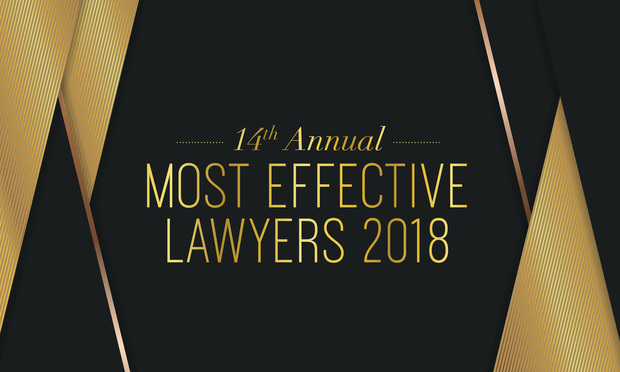 DBR Announces 2018 Most Effective Lawyers