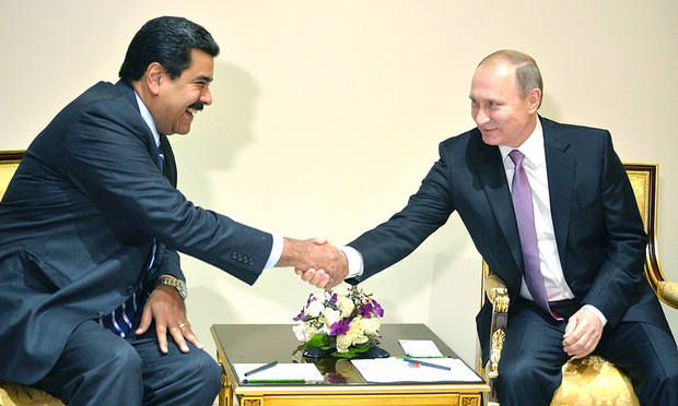 Russian President Vladimir Putin mets with Venezuelan President Nicolas Maduro. Credit: kremlin.ru via Wikimedia Commons