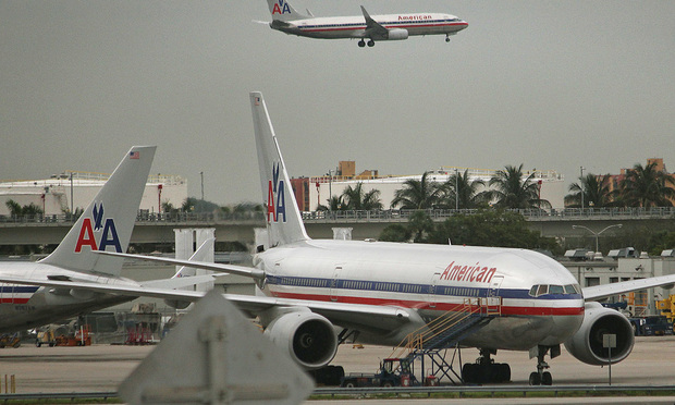 Planes at Miami International Airport.
