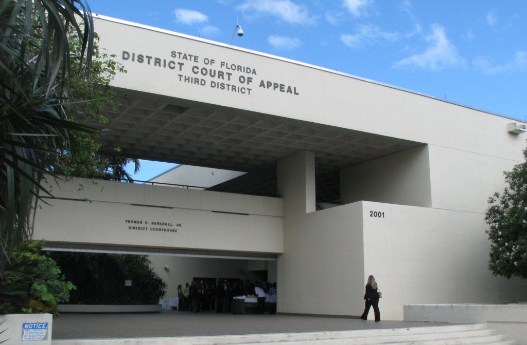 Third District Court of Appeal in Miami.