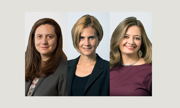Holland & Knight attorneys Carolina Arciniegas, Isabella Gandini and Ines Elvira Vesga