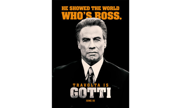 Poster for the film 'Gotti' starring John Travolta