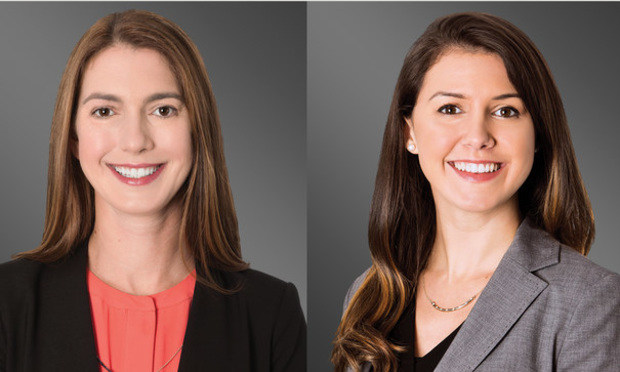 Kimberly S. LeCompte, left, and Stephanie Jimenez, right, of Greenberg Traurig.