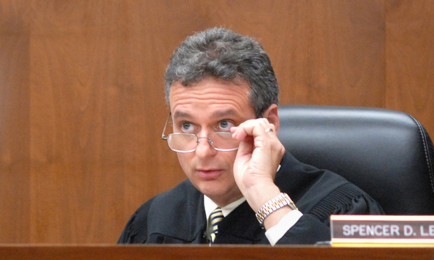 Chief Fourth District Court of Appeal Judge Spencer D. Levine. Photo: Ruth Cincotta.