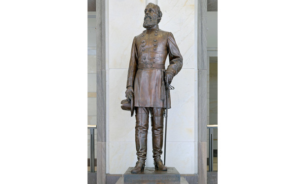 Bronze statue of Confederate Gen. Edmund Kirby Smith (1824-1893). Photo by U.S. Capitol via Wikimedia Commons