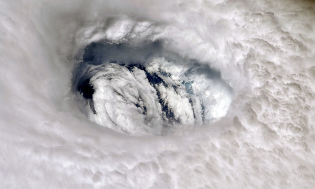 Hurricane Dorian's eye seen from the International Space Station (Photo: Nick Hague/NASA)