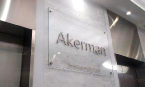Akerman Wins Ex Florida Judge Suspended No Fee For You: DBR Daily Debrief