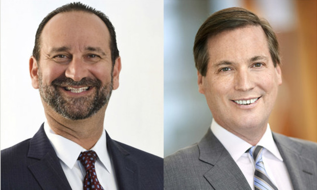 Michael Ehrenstein, left, opposed attempts by Robert Charbonneau, right. and two other partners to dissolve their firm. Courtesy photos. 