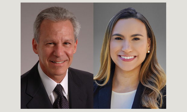 Ross H. Manella(left) and Livia Vieira(right) of Hinshaw & Culbertson.