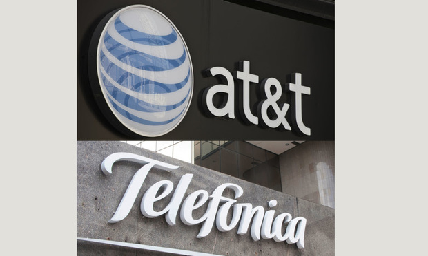 AT&T and Telefonica logos