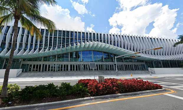 A Google Street View of Miami Beach Convention Center at 1901 Convention Center Drive.