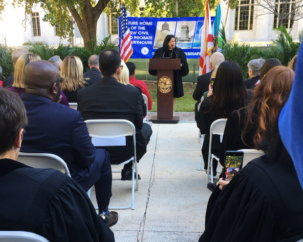 'Amazonian Warriors' Lead Groundbreaking for Miami Dade Civil Courthouse