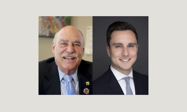 Charles M. Tatelbaum, left, is a director, and Thomas Sternberg, right, is an associate, at Tripp Scott in Fort Lauderdale.
