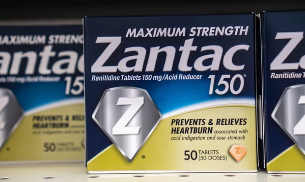 Zantac boxes in a store