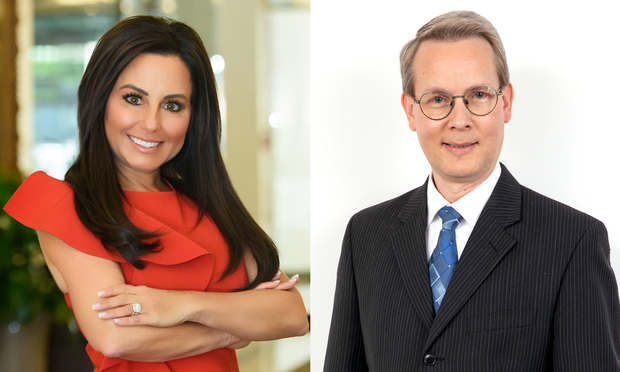 Robin Bresky and Randall Burks, The Law Offices of Robin Bresky, Boca Raton. (Photo: Courtesy Photo)