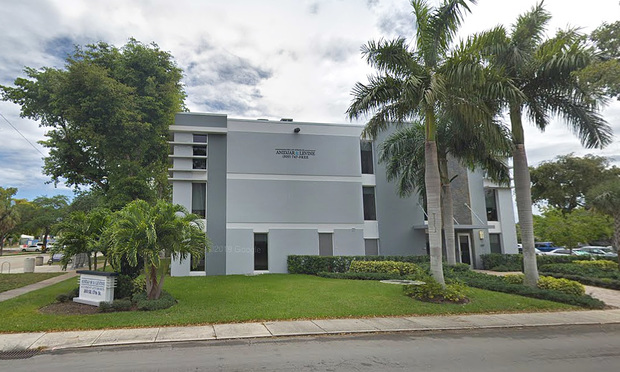 Anidjar & Levine law firm located at 300 SE 17th St, Fort Lauderdale. Photo: Google Street View.