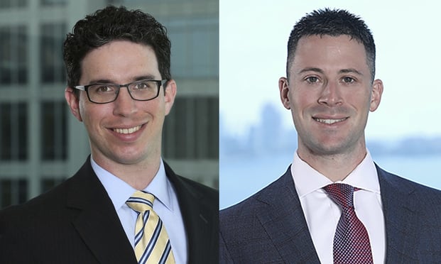 Mitchell Goldberg, partner with Berger Singerman in Fort Lauderdale, left, and Bryan Appel, associate with Berger Singerman in Fort Lauderdale, right.