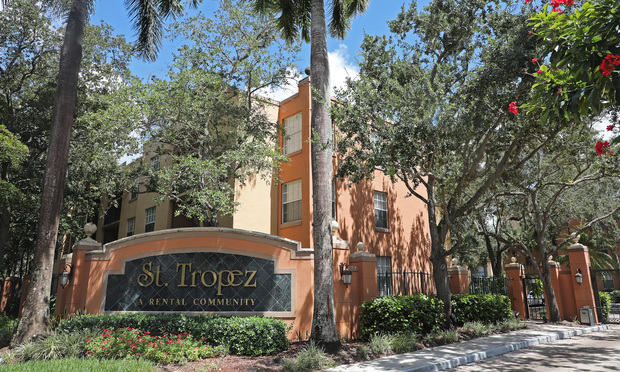  St. Tropez Apartments at 16185 NW 64th Ave. 