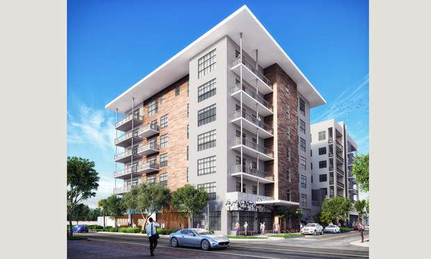 A rendering of 35-unit Forge apartment building in Fort Lauderdale's trendy FATVillage.