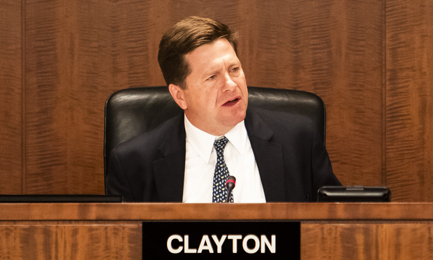SEC Chairman Jay Clayton