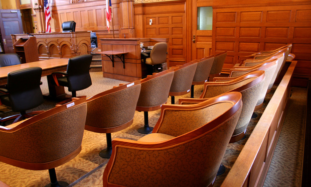 Empty courtroom. Photo: Frances Twitty/iStockphoto.com.