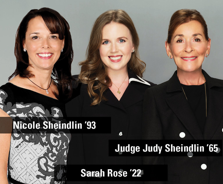 Judge Judy Establishes Scholars Program for Women in Law