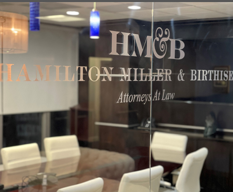 Diversity and Inclusion Firm: Hamilton Miller & Birthisel Believes 'It's Just Good Business' to Have Diverse Staff