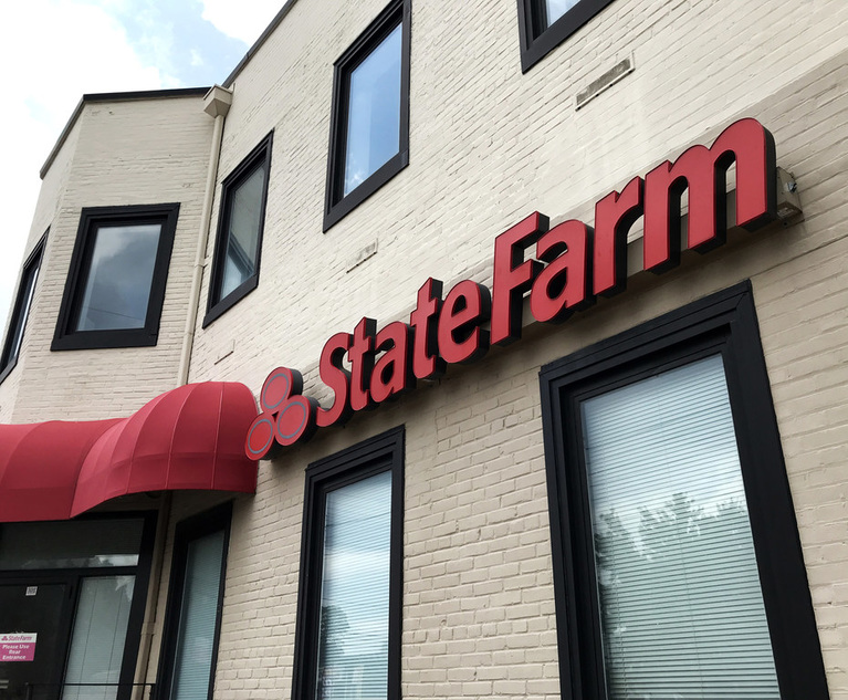 State Farm insurance office.  Photo: Diego M. Radzinschi/ALM