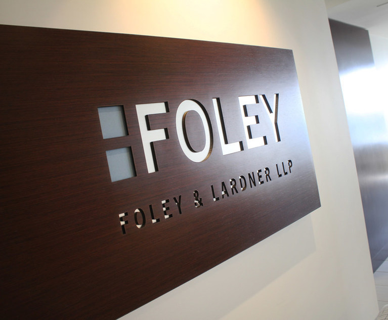 'Don't Sue Me Until After I Leave the Firm': Foley & Lardner Faces Malpractice Lawsuit