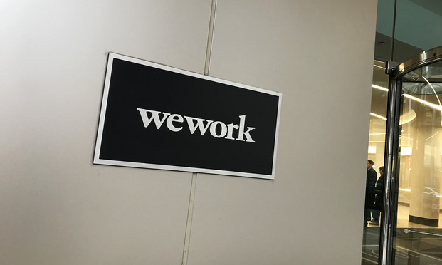WeWork Office Sign