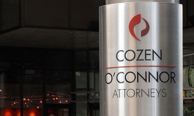 Cozen O'Connor Adds Bankruptcy Member in Wilmington Office