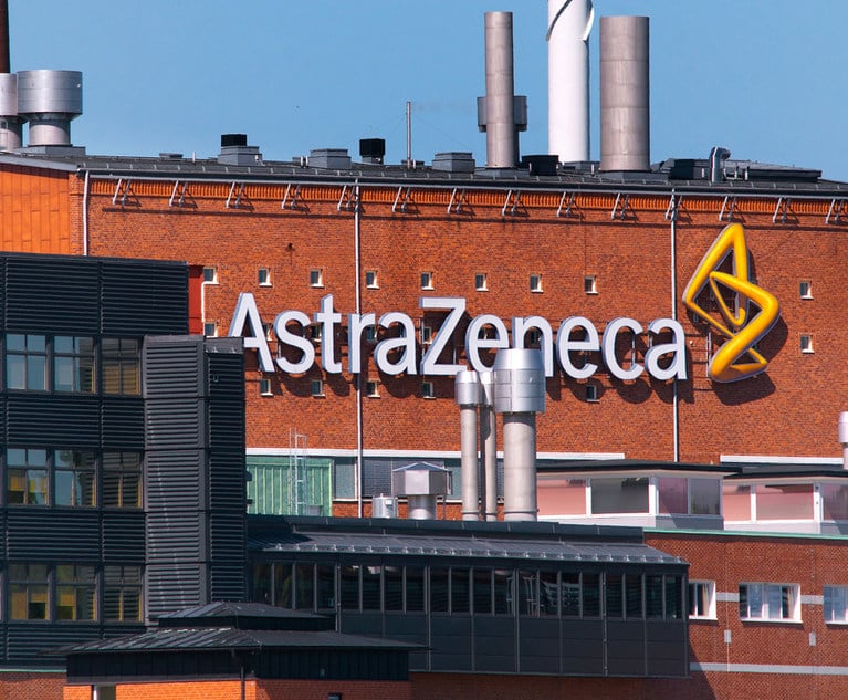 Class Action Alleges AstraZeneca Engaged in 'Corporate Scheme' to Fire Older Unvaccinated Workers