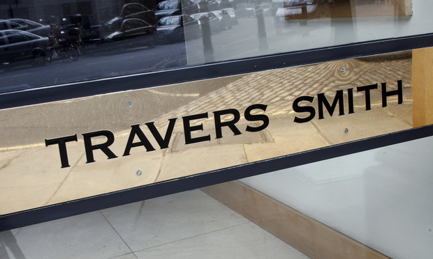 Travers Smith sign