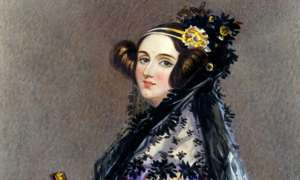 Watercolor portrait of Ada Byron Lovelace