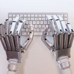 Robot Hands Typing