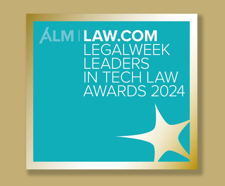 Legalweek Leaders in Tech Law Awards 2024