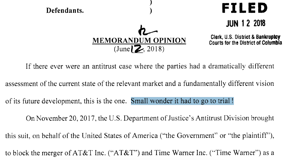 AT&T Judge Richard Leon Wasn't Mocking Trump Exclamation Points Are His Mark 