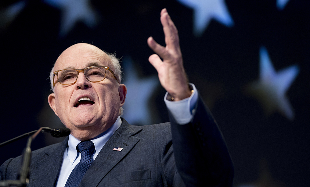 Rudy Giuliani. Photo: Andrew Harnik/AP