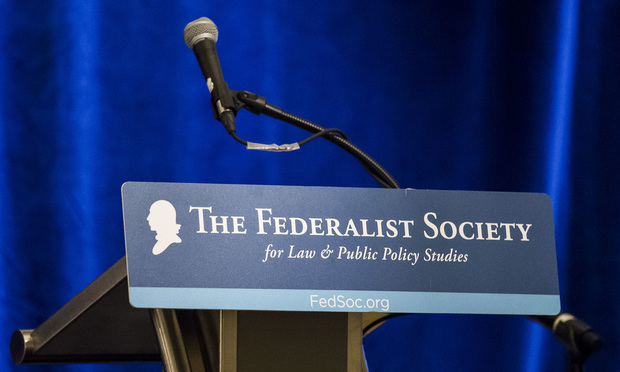 After Conservative Backlash, Judiciary Drops Proposed Ban on Federalist Society, American Constitution Society Memberships | National Law Journal - Law.com