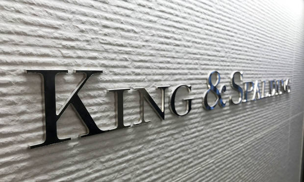 King & Spalding office sign