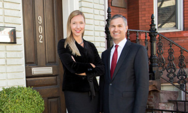 Libby Locke and Tom Clare, with Clare Locke.