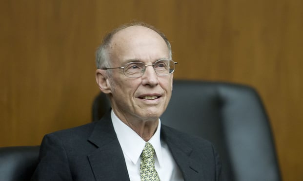 U.S. Fourth Circuit Judge Harvie Wilkinson III. Photo: Diego M. Radzinschi/ALM