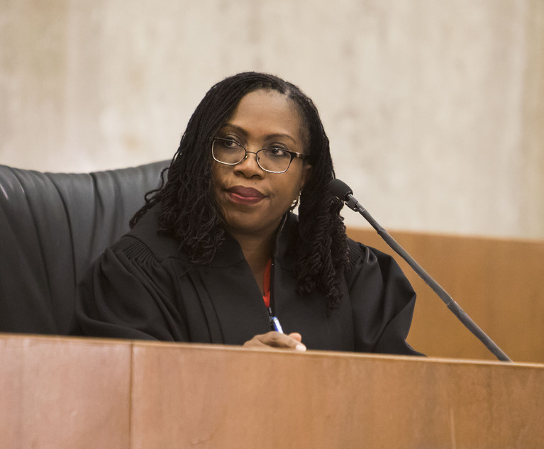 With Confirmation to DC Circuit Ketanji Brown Jackson Is Biden's First Appellate Judge