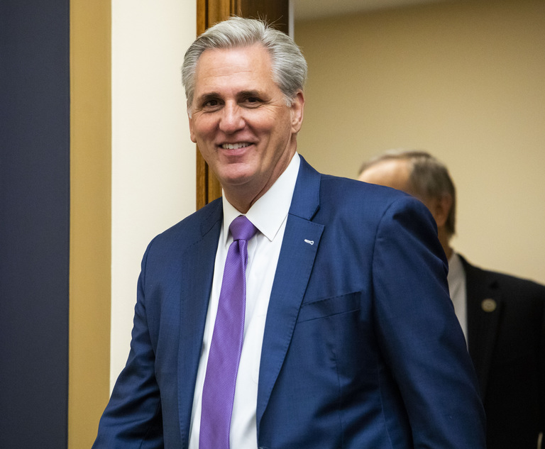 Meet the Ex Akin Gump Partner Who McCarthy Named the House's Top Lawyer