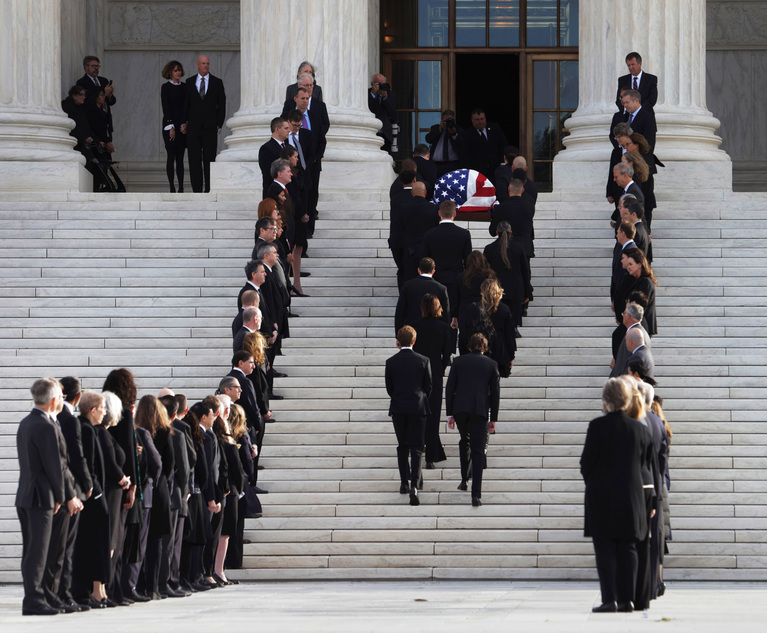 'The Glue of This Court': Justices Clerks Receive O'Connor's Casket at Supreme Court