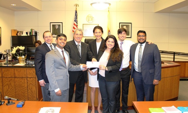 Middlesex Bar Foundation Donates $5K to Rutgers University Mock Trial Team for National Competition