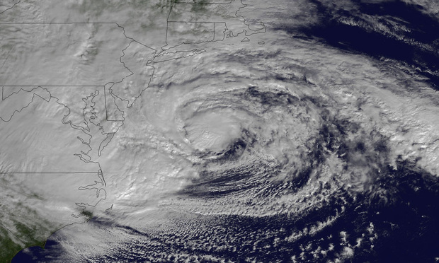 Hurricane Sandy - Credit: NOAA/NASA