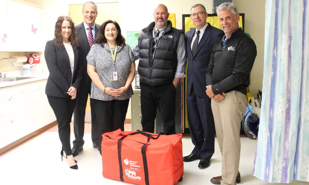Brach Eichler Donates CPR Kit to Grandview School